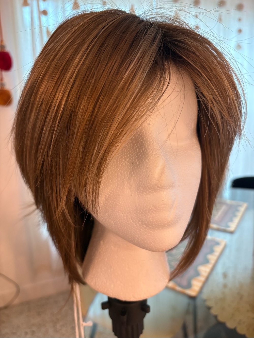 NORIKO REESE Brown with Highlights Layered NEW Synthetic Wig! Medium Length! - Picture 4 of 16